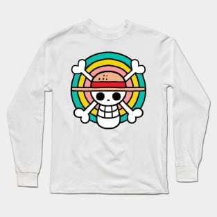 Jolly Roger Rainbow Long Sleeve T-Shirt